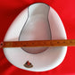 Vintage Mid Century Porcelain Enameled Steel Hospital Standard Bedpan Medical Artifacts Collection Enamelware - NOS