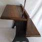 Vintage Handcrafted Wooden Children School Small Desk Bench Seat Side Table Plant Stand Doll Display Photography Props