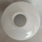Vintage Milk Glass Lampshade Hand Painted Red Roses Straight Neck Globe Chandelier Fan Ceiling Fixture Replacement Lamp Part