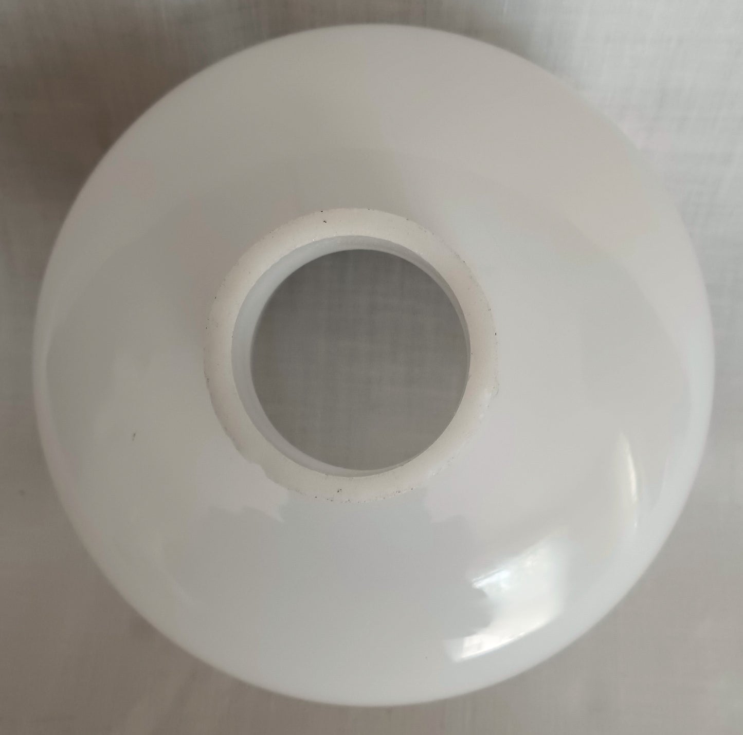 Vintage Milk Glass Lampshade Hand Painted Red Roses Straight Neck Globe Chandelier Fan Ceiling Fixture Replacement Lamp Part