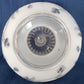 Vintage Art Deco Frosted Pressed Glass Globe Raised Clear Floral Leaf Pattern Replacement Shade Ceiling Wall Sconce 3.25 inches Fitter