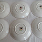 Vintage Set of 6 Windsor Rose Footed Gold Trim Teacup Saucer Exclusive Hammersley Fine China Princess House Collection Made in England