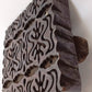 Antique Vintage Folk Art Hand Carved Wood Printing Block Textile Wall Stamp Crafts Tool