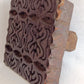 Antique Vintage Folk Art Hand Carved Wood Printing Block Textile Wall Stamp Crafts Tool