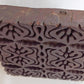 Antique Vintage Folk Art Hand Carved Wood Printing Block Textile Wall Stamp Crafts Tool