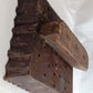 Antique Vintage Folk Art Hand Carved Wood Printing Block Textile Wall Stamp Crafts Tool