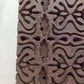 Antique Vintage Folk Art Hand Carved Wood Printing Block Textile Wall Stamp Crafts Tool