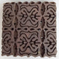 Antique Vintage Folk Art Hand Carved Wood Printing Block Textile Wall Stamp Crafts Tool