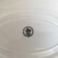 Vintage Churchill Blue Willow Pattern Ceramic Oval Large Plate Serving Platter Made in Staffordshire England Tableware 14.5” L