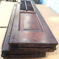 Antique Pair Reclaimed Salvaged Shutter SOLID Wood Wooden Interior Window Bi-fold Shutter 4 Raised Panels Country Rustic Décor -AS IS