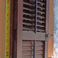 Antique Old Reclaimed Salvaged SOLID Wood Wooden Interior Window Pair Shutters 2 Panels Country Rustic Décor 22" W x 40 3/4” H