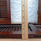 Antique Old Reclaimed Salvaged SOLID Wood Wooden Interior Window Pair Shutters 2 Panels Country Rustic Décor 22" W x 40 3/4” H