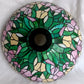 Vintage Tiffany Style-Stained Slag Glass Lampshade Floral Design Pendant Floor Table Lamp Replacement DIY Lighting Project 15” D