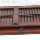 Antique Old Reclaimed Salvaged SOLID Wood Wooden Interior Window Pair Shutters 2 Panels Country Rustic Décor 22" W x 40 3/4” H