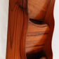 Vintage Kamenstein Wooden Vertical Wall Hanging 3 Tier Letter Mail Organizer Brown Finish Scallop Side Panels-Thailand