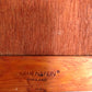 Vintage Kamenstein Wooden Vertical Wall Hanging 3 Tier Letter Mail Organizer Brown Finish Scallop Side Panels-Thailand