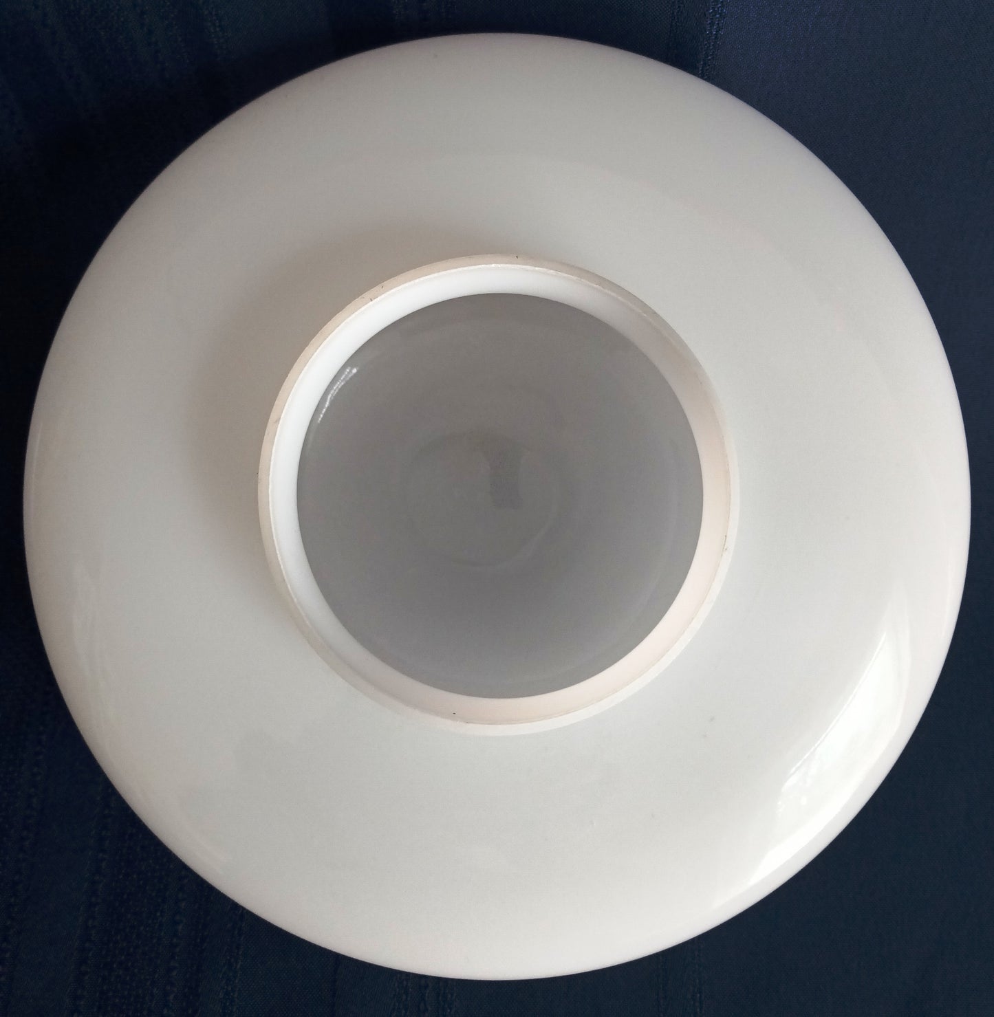 Vintage Milk Glass Schoolhouse Light Globe Replacement Glass Shade Ceiling Fixture Cover 8” Wide 4” Fitter