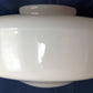 Vintage Milk Glass Schoolhouse Light Globe Replacement Glass Shade Ceiling Fixture Cover 8” Wide 4” Fitter
