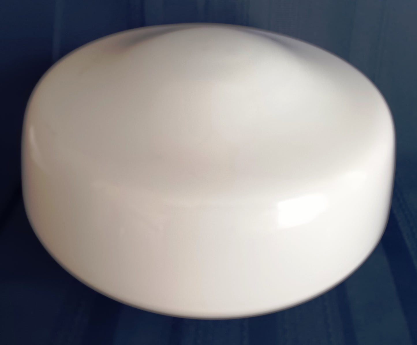 Vintage Milk Glass Schoolhouse Light Globe Replacement Glass Shade Ceiling Fixture Cover 8” Wide 4” Fitter