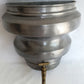 Antique Pewter Lavabo Wall Reservoir Water Fountain Pocket Vase Brass Turn-Spigot Marked CB-Made in Italy