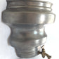 Antique Pewter Lavabo Wall Reservoir Water Fountain Pocket Vase Brass Turn-Spigot Marked CB-Made in Italy