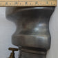 Antique Pewter Lavabo Wall Reservoir Water Fountain Pocket Vase Brass Turn-Spigot Marked CB-Made in Italy
