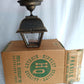 Vintage Phil R Hinkley Outdoor Wall Metal Lantern Model No. 1323 American Coach Stagecoach Style Porch Hanging Light Fixture USA-NOS-NIB