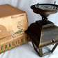 Vintage Phil R Hinkley Outdoor Wall Metal Lantern Model No. 1323 American Coach Stagecoach Style Porch Hanging Light Fixture USA-NOS-NIB