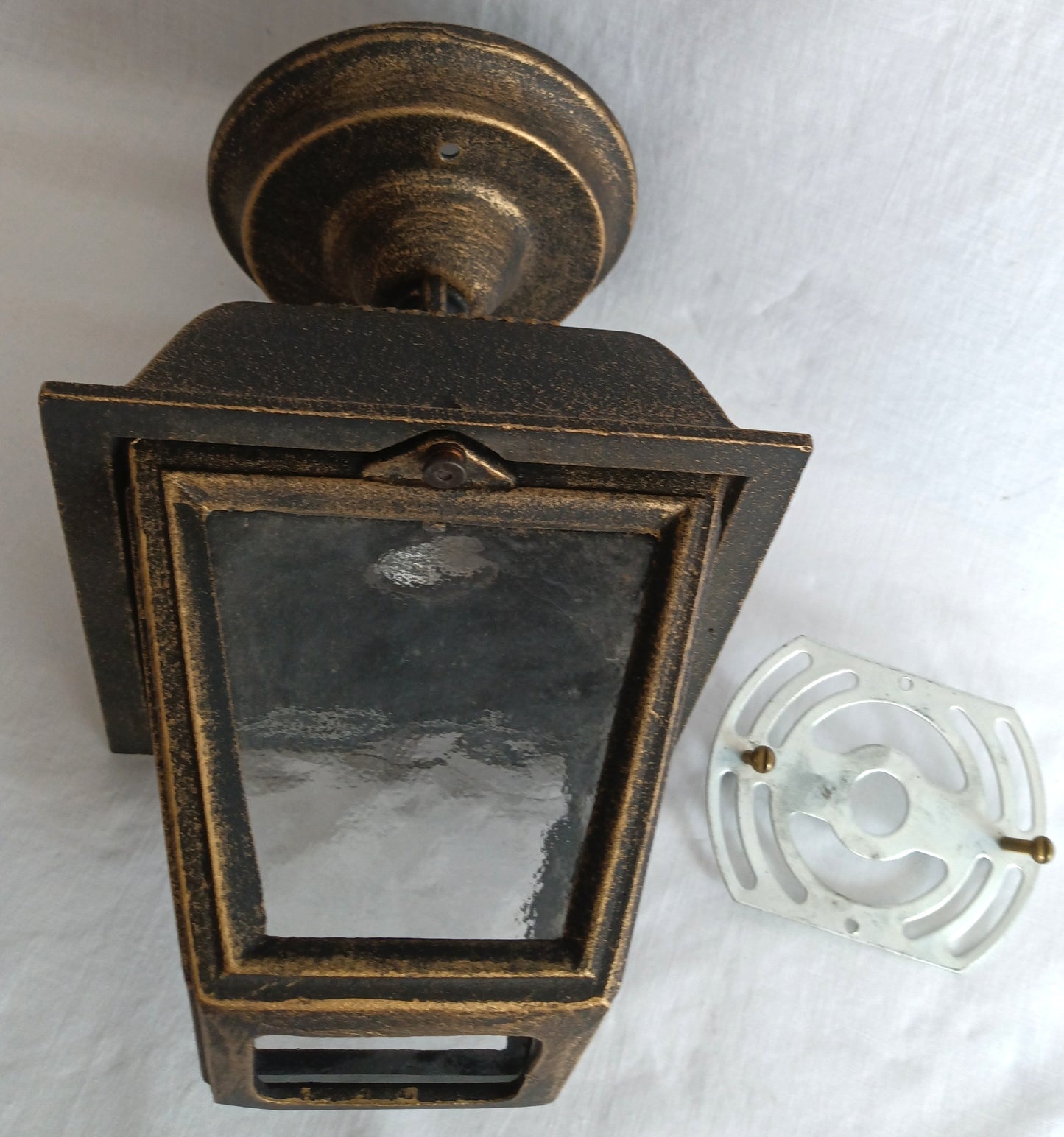 Vintage Phil R Hinkley Outdoor Wall Metal Lantern Model No. 1323 American Coach Stagecoach Style Porch Hanging Light Fixture USA-NOS-NIB