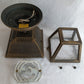Vintage Phil R Hinkley Outdoor Wall Metal Lantern Model No. 1323 American Coach Stagecoach Style Porch Hanging Light Fixture USA-NOS-NIB