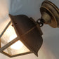 Vintage Phil R Hinkley Outdoor Wall Metal Lantern Model No. 1323 American Coach Stagecoach Style Porch Hanging Light Fixture USA-NOS-NIB