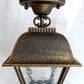 Vintage Phil R Hinkley Outdoor Wall Metal Lantern Model No. 1323 American Coach Stagecoach Style Porch Hanging Light Fixture USA-NOS-NIB