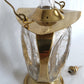 Vintage Mid Century Ship Lantern Liquor Decanter Brass Three-Sided d Glass Mechanical Music Box How Dry I Am Tune Novelty Barware–Japan-NOS