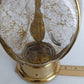 Vintage Mid Century Ship Lantern Liquor Decanter Brass Three-Sided d Glass Mechanical Music Box How Dry I Am Tune Novelty Barware–Japan-NOS