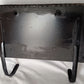 Vintage Wall Mounted Metal Mailbox Scalloped Lid Federal American Eagle Emblem Metal Curved Hooks Retro 12” Wide