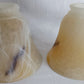 Vintage Faux Alabaster Glass Replacement Shade Ceiling Fan Pendant Light Fixture Bell Shape-NOS