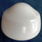 Opal Cased Glass Globe Acorn Shaped Schoolhouse Light Shade Pendant Flush/Semi Mount Replacement Cover Light 4” Fitter-NOS