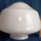 Opal Cased Glass Globe Acorn Shaped Schoolhouse Light Shade Pendant Flush/Semi Mount Replacement Cover Light 4” Fitter-NOS