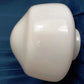 Opal Cased Glass Globe Acorn Shaped Schoolhouse Light Shade Pendant Flush/Semi Mount Replacement Cover Light 4” Fitter-NOS