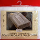 Vintage Interior by Design Our Lady of Guadalupe Scalloped White Lace Tablecloth Catholic Figural Rectangle 60 W x 86 L-NOS-NIP