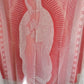 Vintage Interior by Design Our Lady of Guadalupe Scalloped White Lace Tablecloth Catholic Figural Rectangle 60 W x 86 L-NOS-NIP