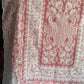 Vintage Nottingham Lace Rectangle Floral White Cotton Tablecloth The Black Tie Collection Wrinkle Free Soil Release-USA-52 x 70 –NOS-NIB