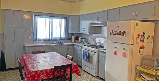 11pc Antique Vintage Art Deco Old Kitchen Art Deco Wood Metal Kitchen Cabinets Cupboard Pantry Storage Doors Drawers Mid Century MCM