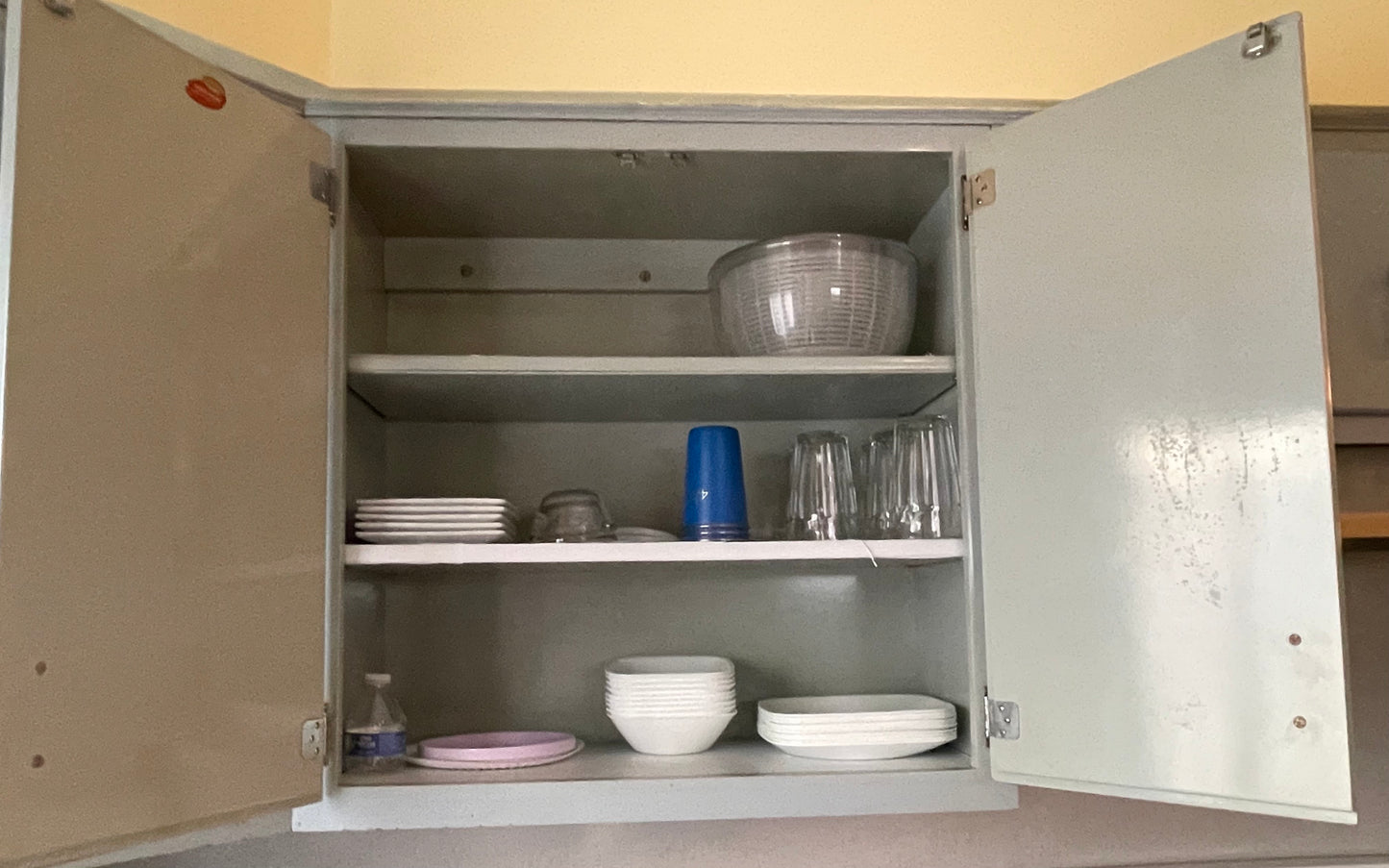 11pc Antique Vintage Art Deco Old Kitchen Art Deco Wood Metal Kitchen Cabinets Cupboard Pantry Storage Doors Drawers Mid Century MCM