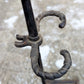 4pc Set Vintage Old Bradley & Hubbard Iron Metal Steel Fireplace Tools Poker Shovel Tongs Stand Holder Set