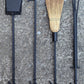 4pc Set Vintage Old Reclaimed Salvaged Metal Cast Iron Steel Fireplace Tools Poker Shovel Tongs Stand Holder