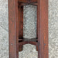 Antique Vintage Old Solid Cypress Wood Wooden Octagon Octagonal Lamp End Side Accent Table Plant Stand Stool Arts & Crafts Mission Style