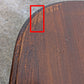 Antique Vintage Old Oval Table SOLID Carved Mahogany Wood Wooden Victorian Side End Accent Foyer Sofa Lamp Stand Glass Top