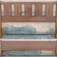 Vintage Antique Old Reclaimed Salvaged SOLID Walnut Hardwood Wood Wooden Queen Size Bed Frame Head Foot Board Headboard