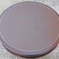 28" Diameter Antique Vintage Old Reclaimed Salvaged Colonial Drum SOLID Mahogany Wood Wooden Leather Top End Side Accent Lamp Stand Table